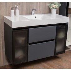 ТУМБА С УМЫВАЛЬНИКОМ 120 СМ FANCY MARBLE BARBADOS 3, ЧЕРНЫЙ